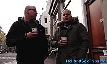 HD-video van een Nederlandse prostituee die oraal plezier geeft op hoge hakken