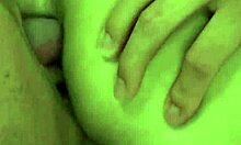 A European teen babe receives rough anal sex from an older man in a homemade video