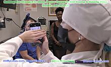Доктор Тампа провежда унизителен гинекологичен преглед на Рина Арем с помощта на Стейси Шепърд в това домашно медицинско видео