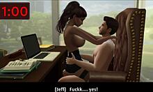 Pertemuan panas wanita berkahwin dengan jirannya di Sims 4