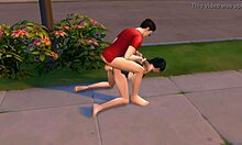 Η έφηβη Sims 4 κοπέλα γίνεται άτακτη με ένα προφυλακτικό