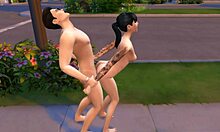 Η έφηβη Sims 4 κοπέλα γίνεται άτακτη με ένα προφυλακτικό
