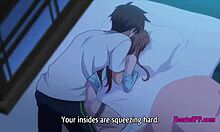 Mostohatestvér és mostohatestvére reggeli szex a hentai anime-ban