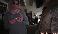 Encontro sexual da jovem muçulmana Amirs