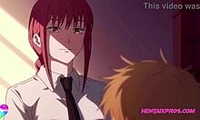 Intohimoinen opettaja ja innokas opiskelija osallistuvat kuumaan kohtaamiseen - suodattamaton anime-hentai