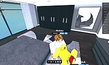 Gaycum's intimate encounter with his friend in a homemade Roblox condo