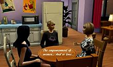 Sims 4 tjejkväll - En parodi med vänner