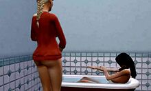 Sims 4 момичета вечер - Пародия с приятели