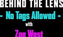 Zoe Wests heiße Dessous und ihre Amateur-Fähigkeiten werden gezeigt