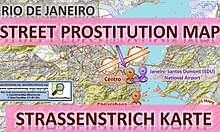 Genç ve fahişe sahneleri içeren Rio de Janeiro'nun seks haritası
