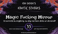 Masturbare feminină cu oglindă magică și sunet erotic pentru femei